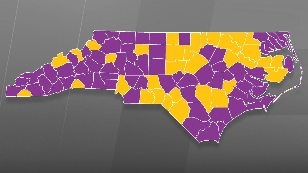 Interactive map: More public school districts in North Carolina are dropping mask mandates as COVID case numbers continue to fall.