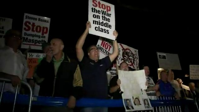 Maspeth Residents Take Protest Against Homeless Shelter to Doorstep of ...