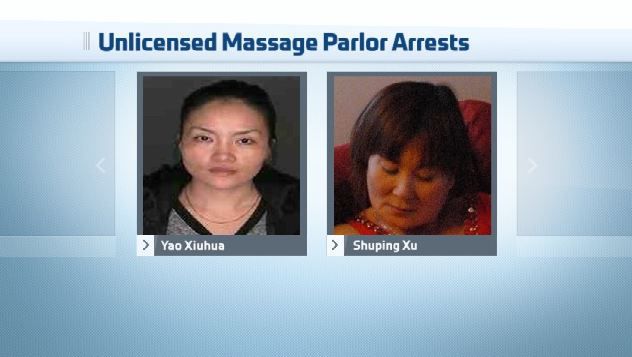 Women Charged In Unlicensed Massage Parlor Investigation