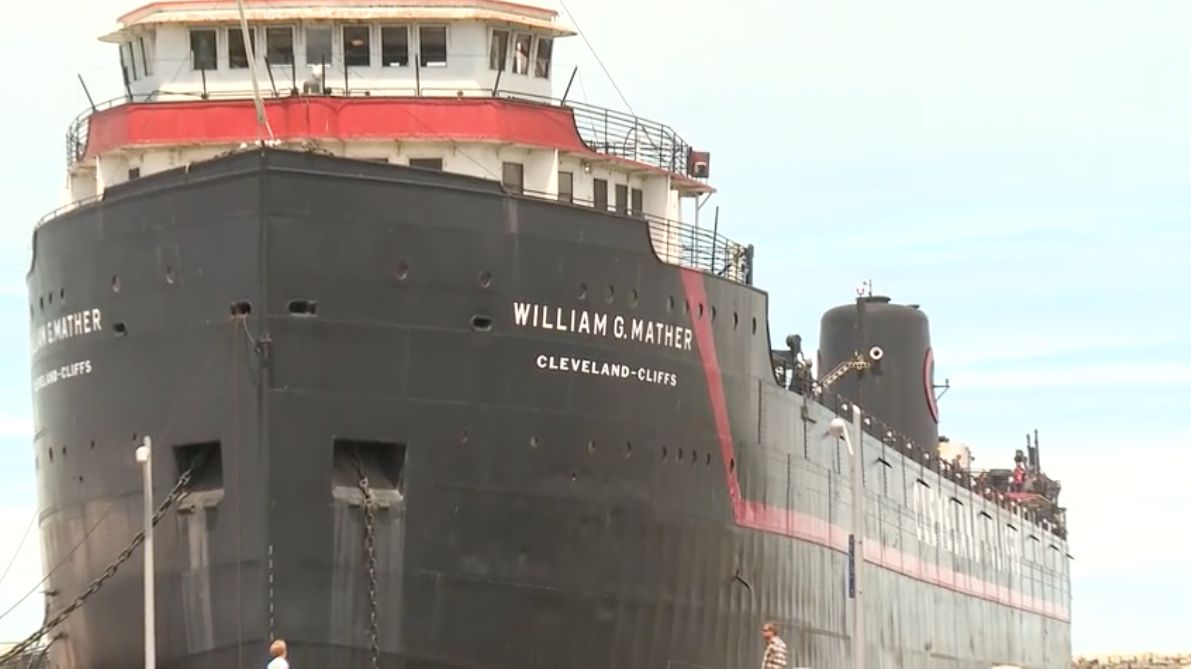 The steamship William G. Mather.