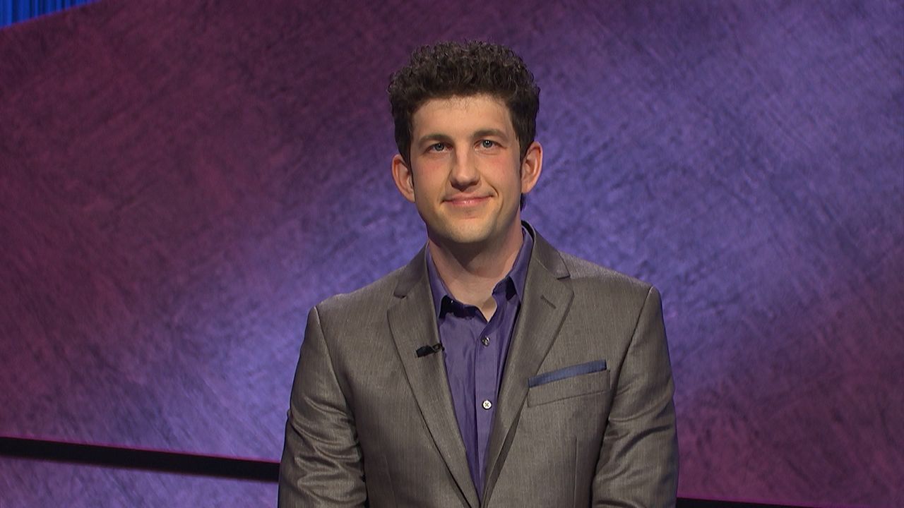 Matt Amodio formerly of Medina has now won 14 episodes in a row. Photo: Courtesy of Jeopardy Productions, Inc.