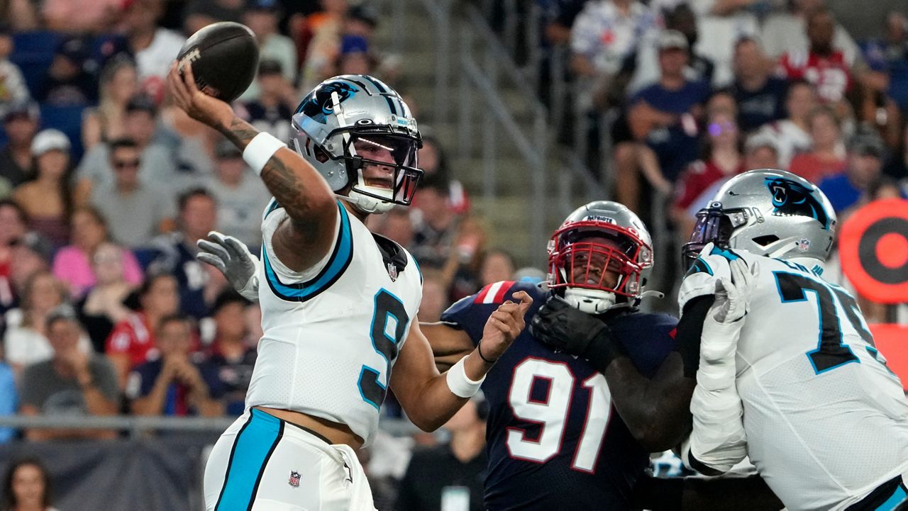 Panthers rookie QB Corral suffers torn ligament in left foot