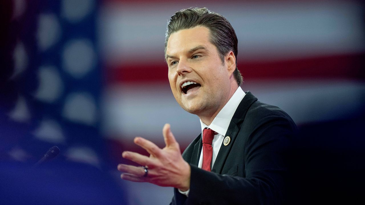 Former Rep. Matt Gaetz, R-Fla. (AP Photo/Alex Brandon, File)