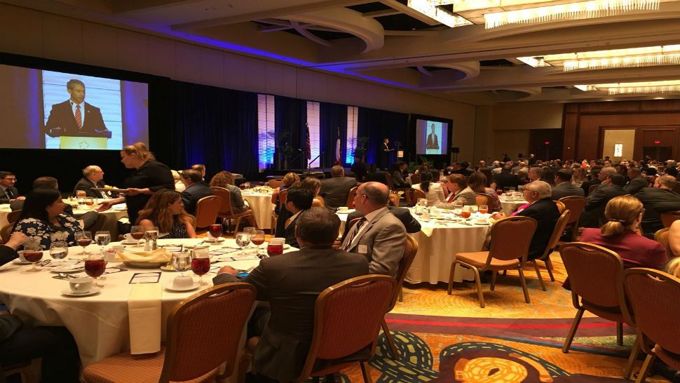 Picture of the Mayor's Vision Luncheon in San Antonio on August 8th, 2018.
