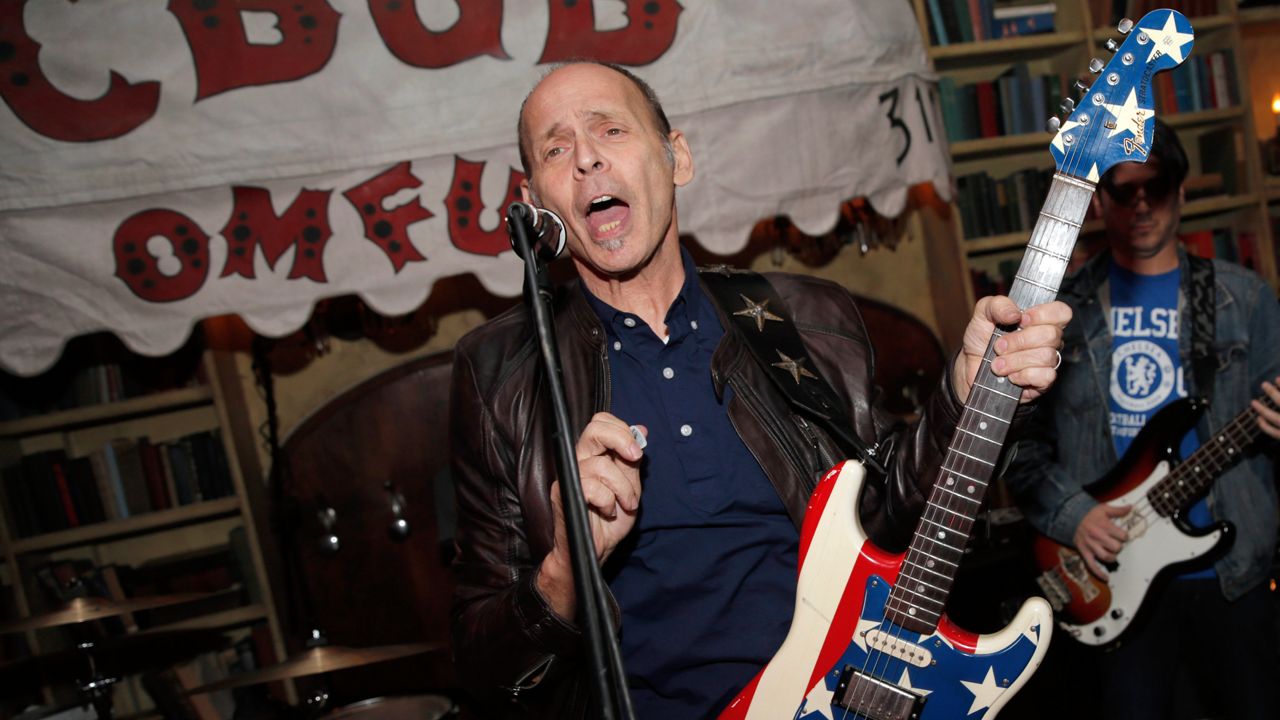 Wayne Kramer, co-founder of the protopunk Detroit band the MC5, performs at the after party for the CBGB West Coast Premiere Powered by Ciroc in Beverly Hills, Calif., on Oct. 1, 2013. 