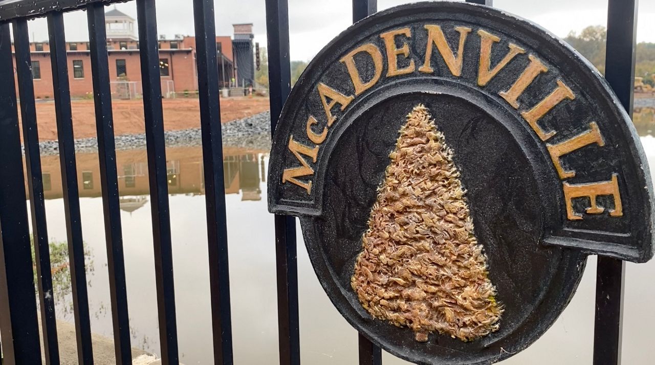 Renewal projects are transforming McAdenville into a year-round destination. (Spectrum News 1/Madison Elliott)