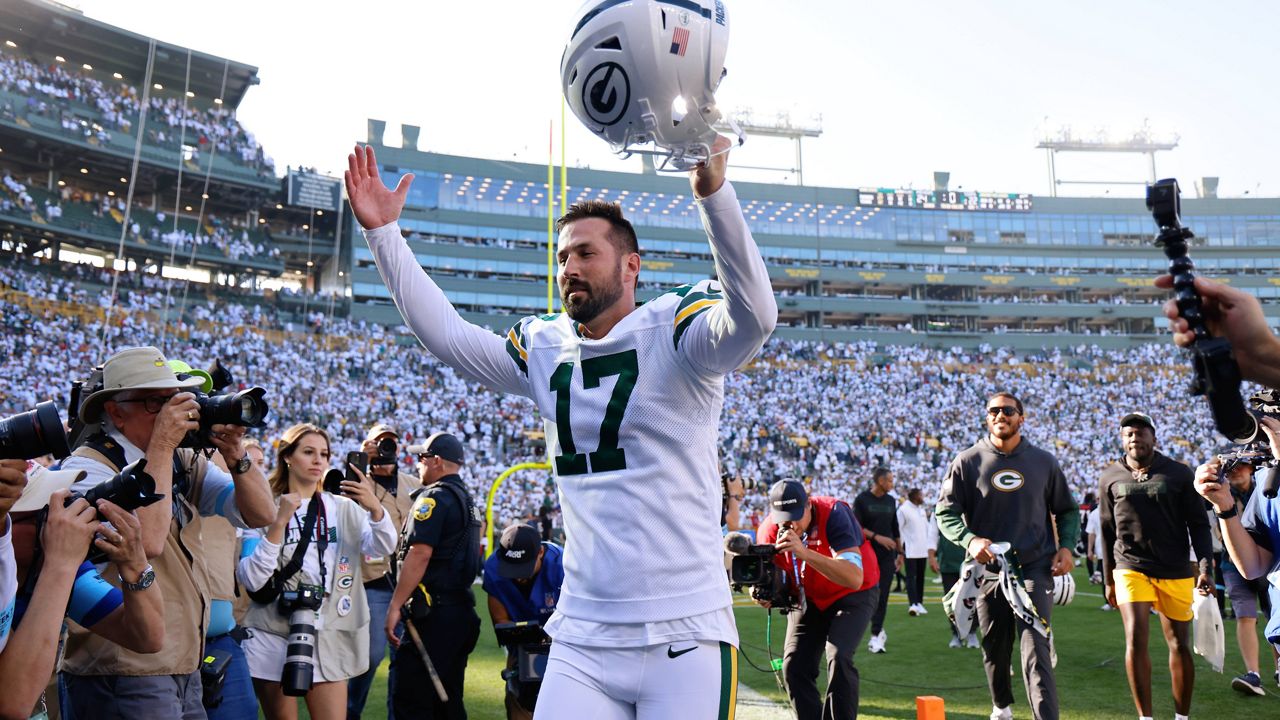 Green Bay Packers kicker Brandon McManus 