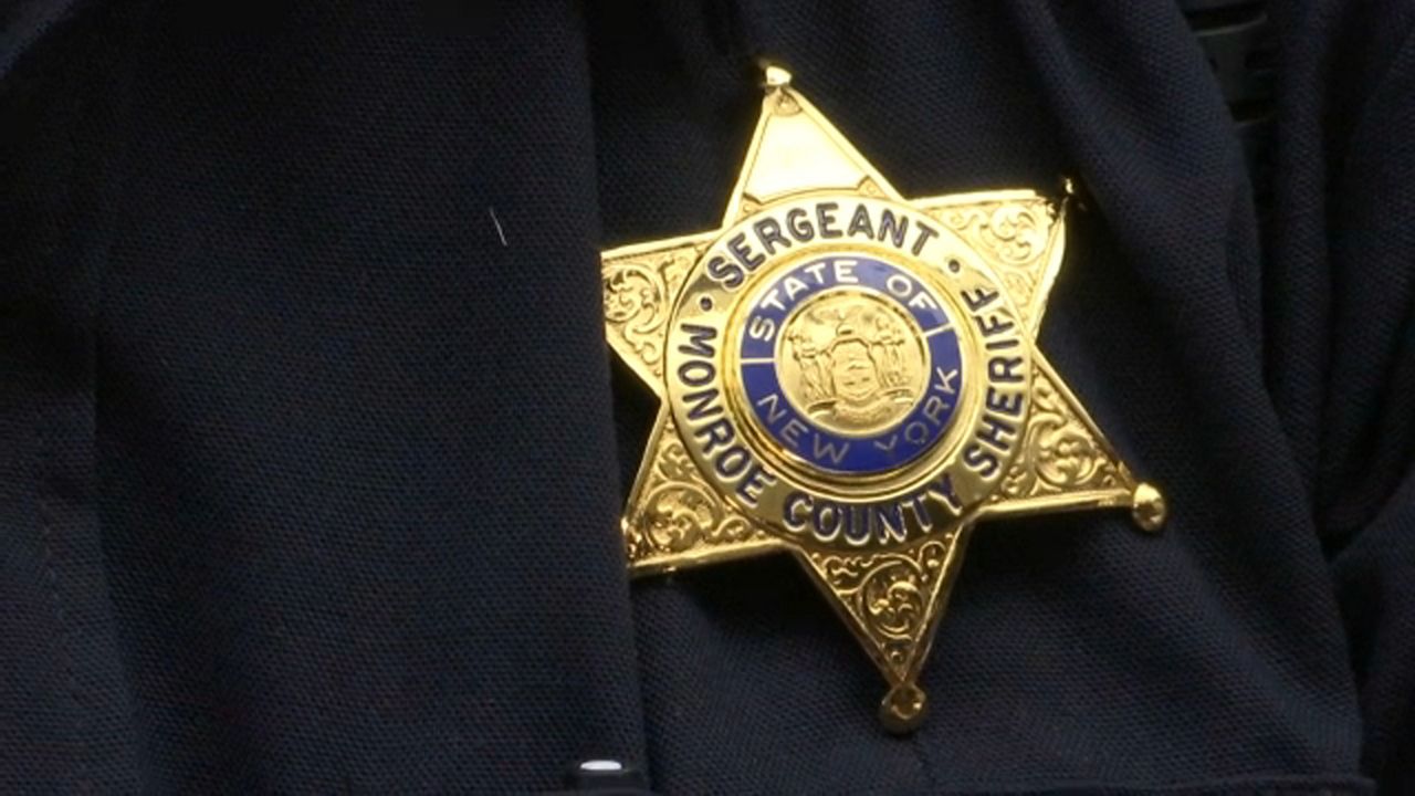 A Monroe County Sheriff's Office badge (Spectrum News 1)