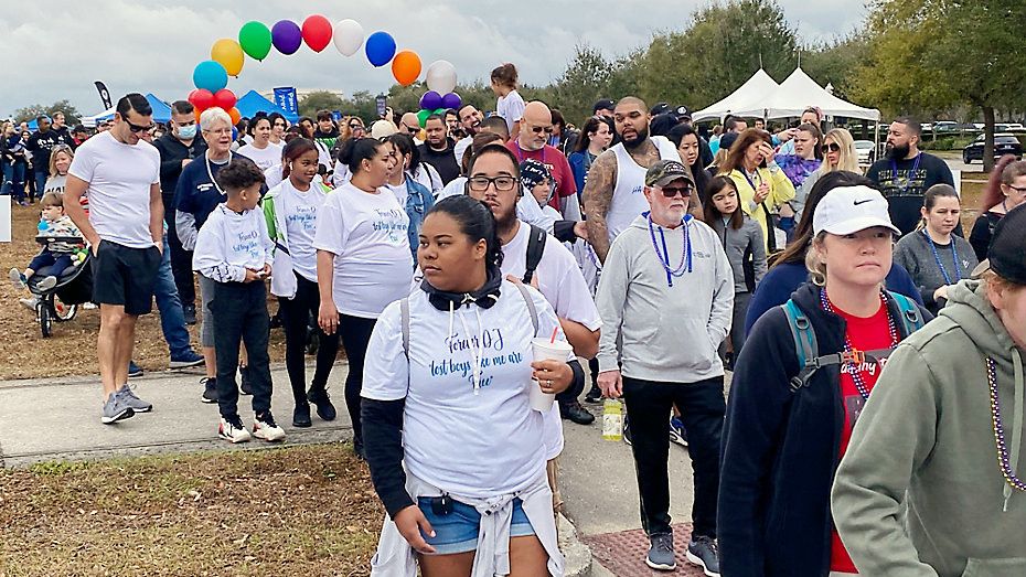 Hundreds walk Lake Baldwin to raise suicide awareness - Vimarsana News
