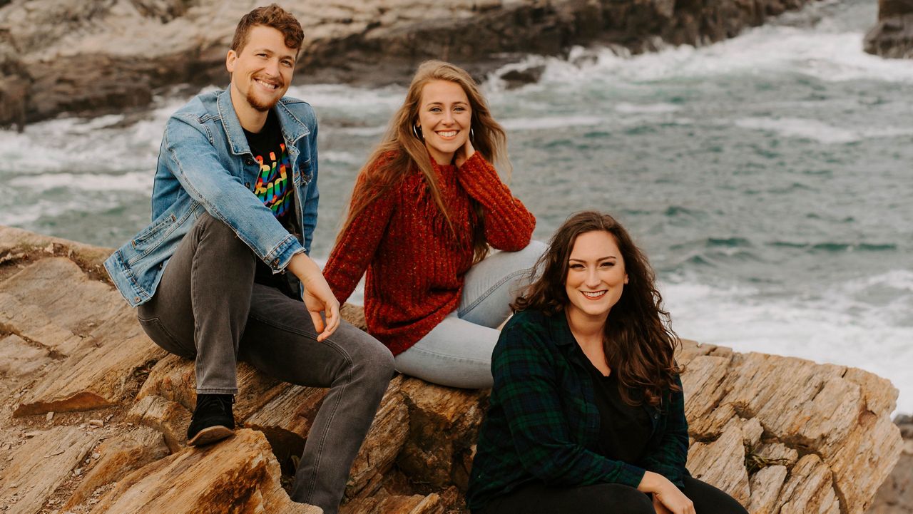Opera singers, from left, Aaren Rivard, Sable Strout and Lauren Yokabaskas are hoping their new company, Opera in the Pines, will make opera more accessible for everyone, including people who don’t think of themselves as opera fans. (Photo courtesy of Mikaela King).