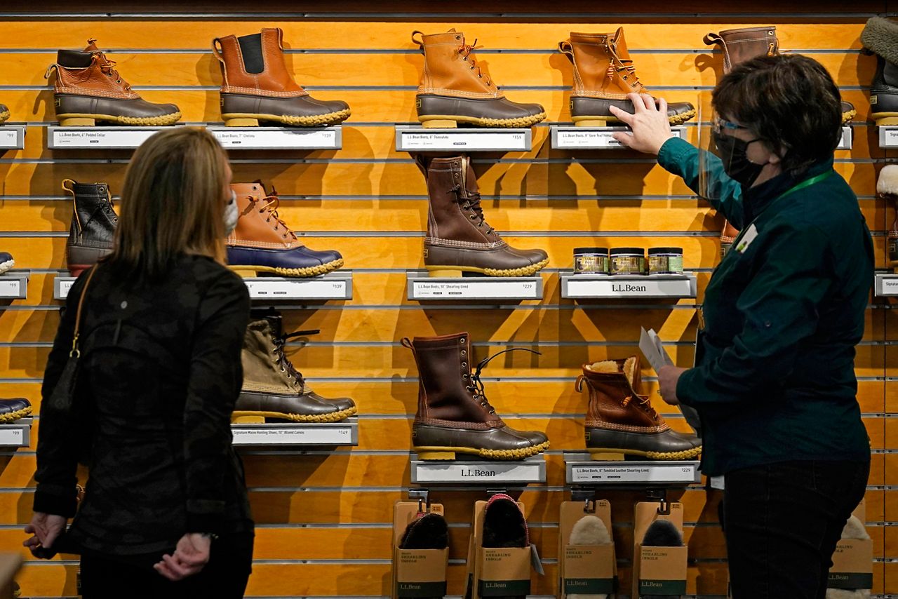 LL Bean sales grow 14