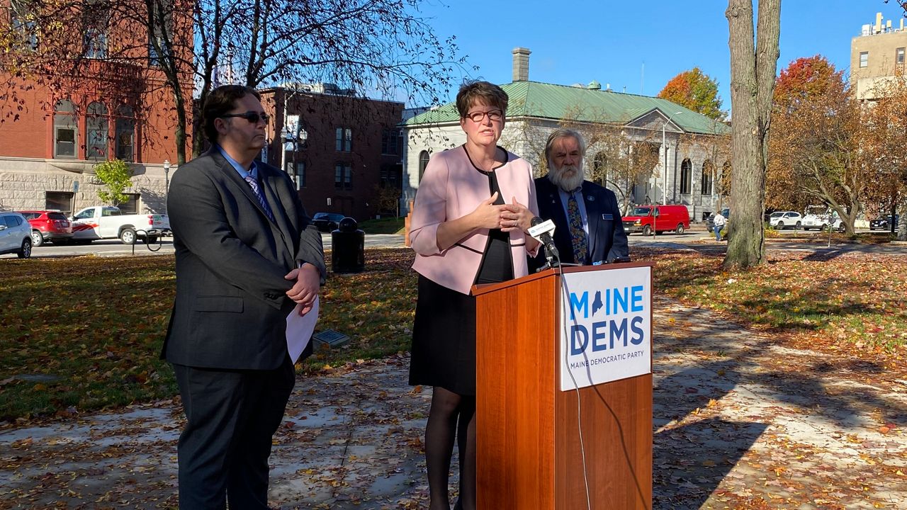 Democratic presser in Lewiston