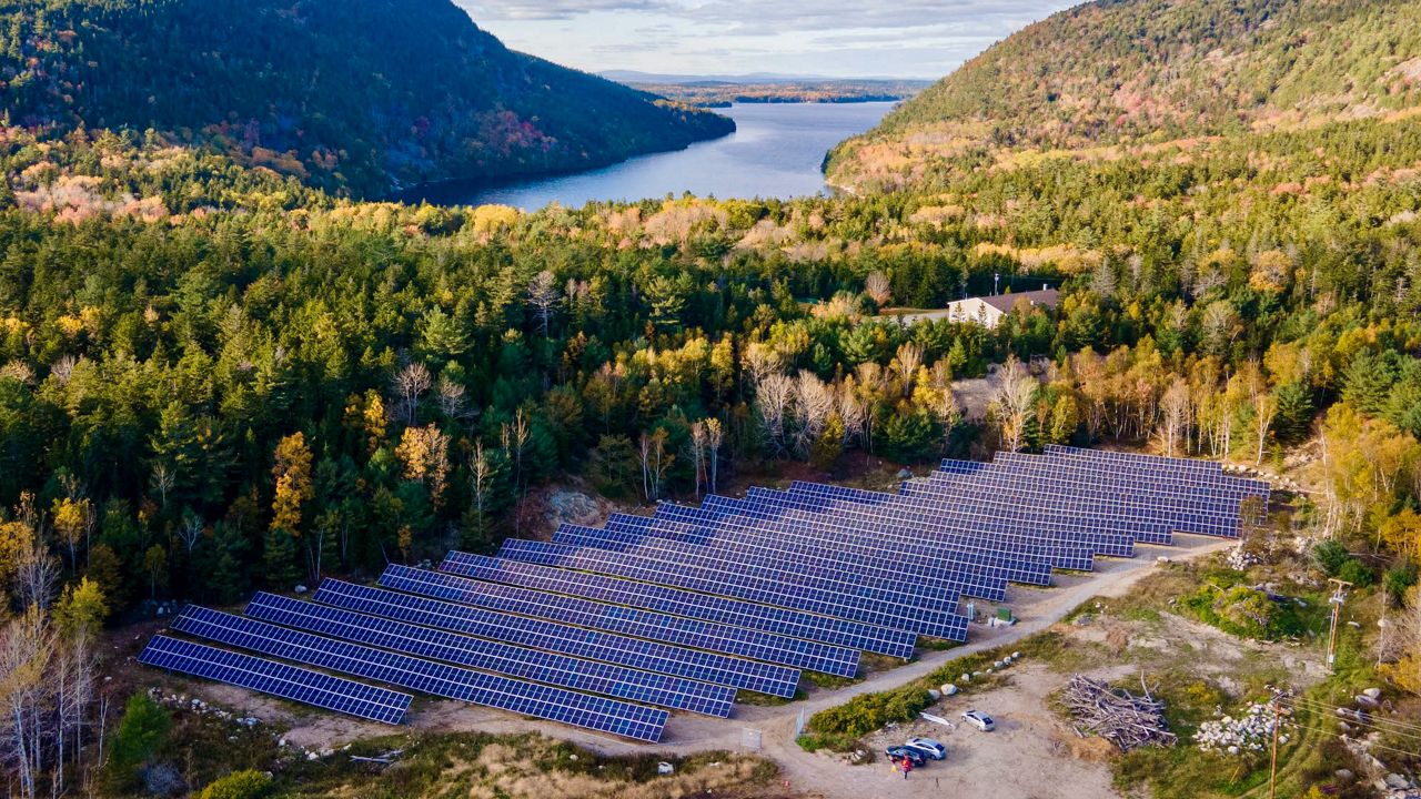 Maine solar array