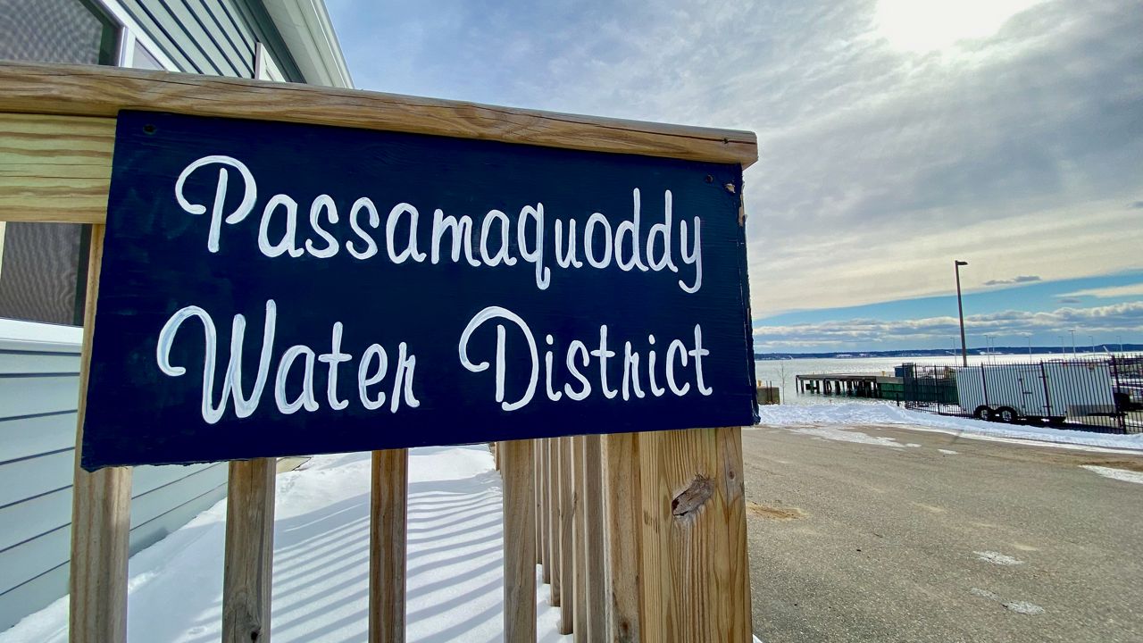 Water district sign