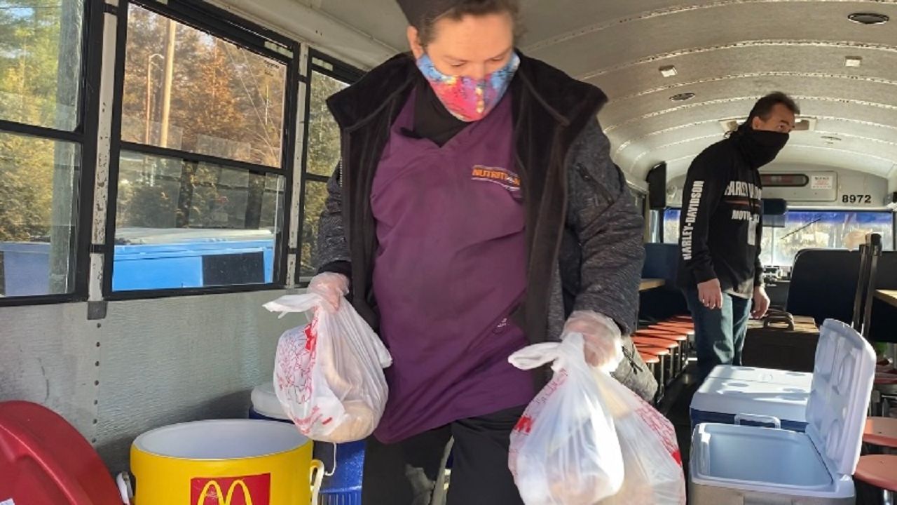delivering meals