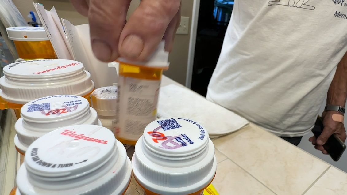 Seniors Prep For Another Medicare Premium Hike In 2024   Medicine Bottles FL