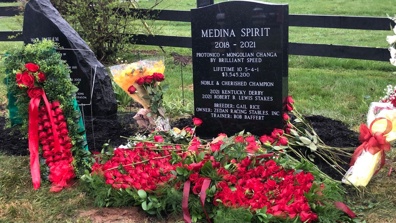 Old Friends Farm host open house in memory of Medina Spirit