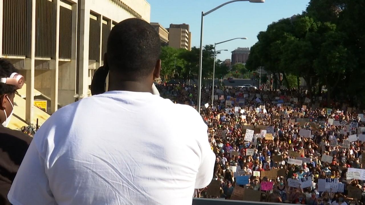 Thousands March to Capitol in Solidarity with Black Lives Matter