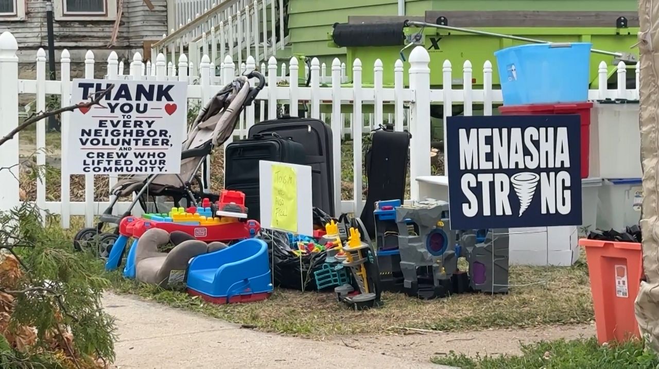 Signs of progress in tornado cleanup emerge in Menasha