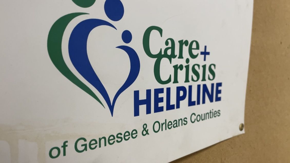 Care & Crisis Helpline sign