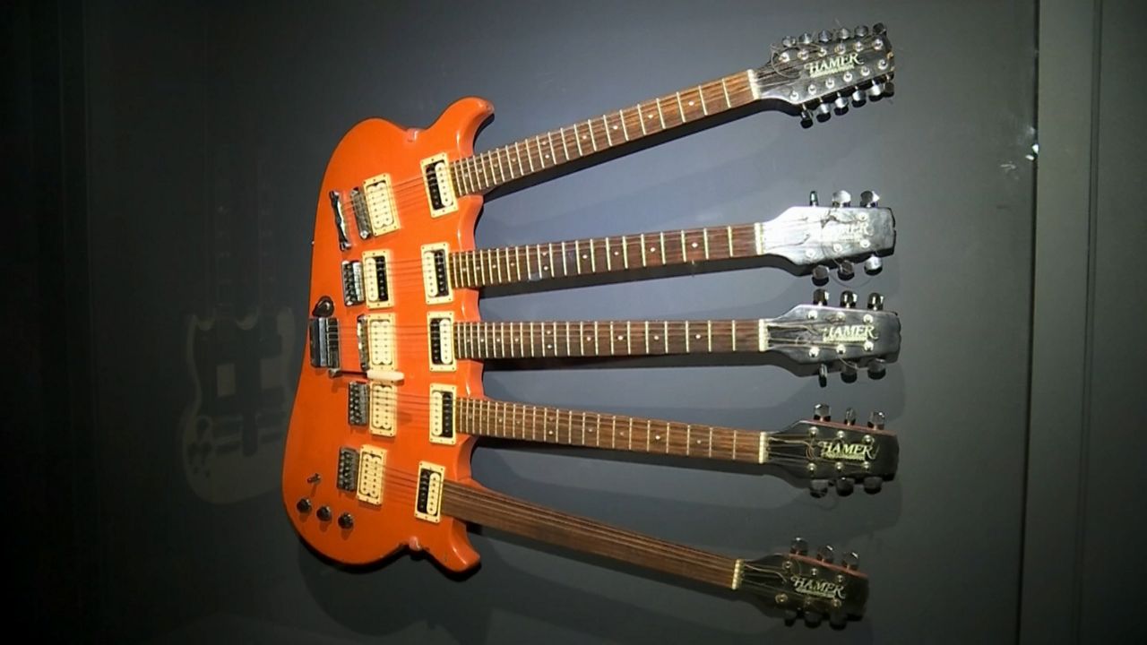 MET Exhibit Features Iconic Music Instruments  of Rock 