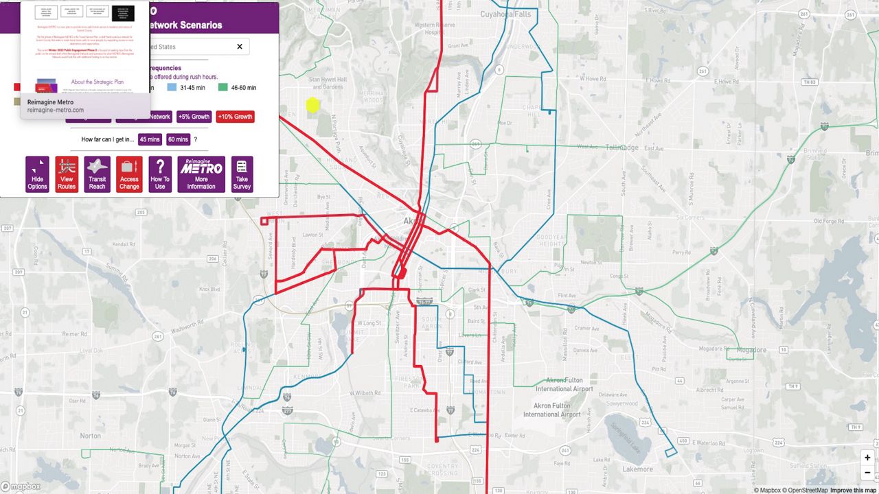 Akron METRO Bus, METRO RTA, Akron METRO Bus Schedule