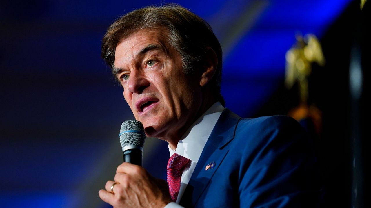 Mehmet Oz, the Republican candidate for U.S. Senate in Pennsylvania, takes part in a Republican Jewish Coalition event in Philadelphia on Aug. 17. (AP Photo/Matt Rourke, File)