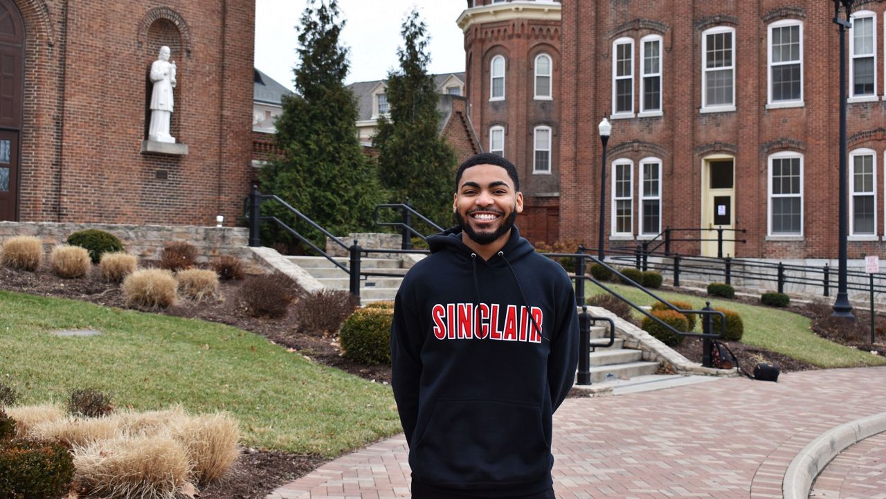 Michael Gibson is part of the UD Sinclair Academy. (Photo courtesy of University of Dayton)