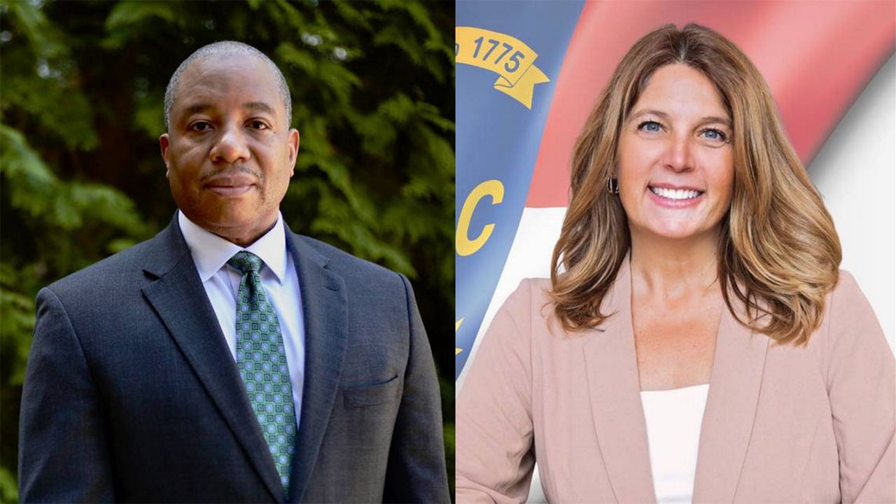 Democrats are reacting to recently surfaced controversial comments from Republican nominee in race for control of N.C. public schools. (Photos courtesy Mo Green and Michele Morrow)