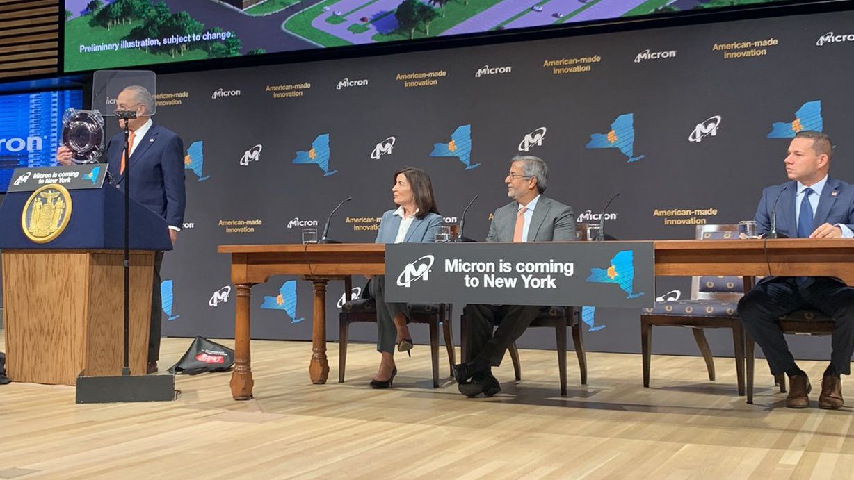 Micron to open chip plant in Syracuse suburb