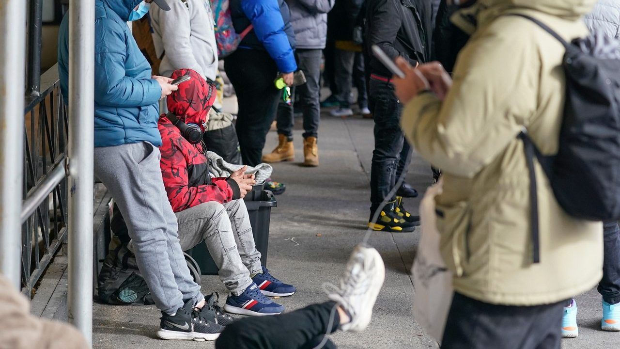 Migrants in New York City.