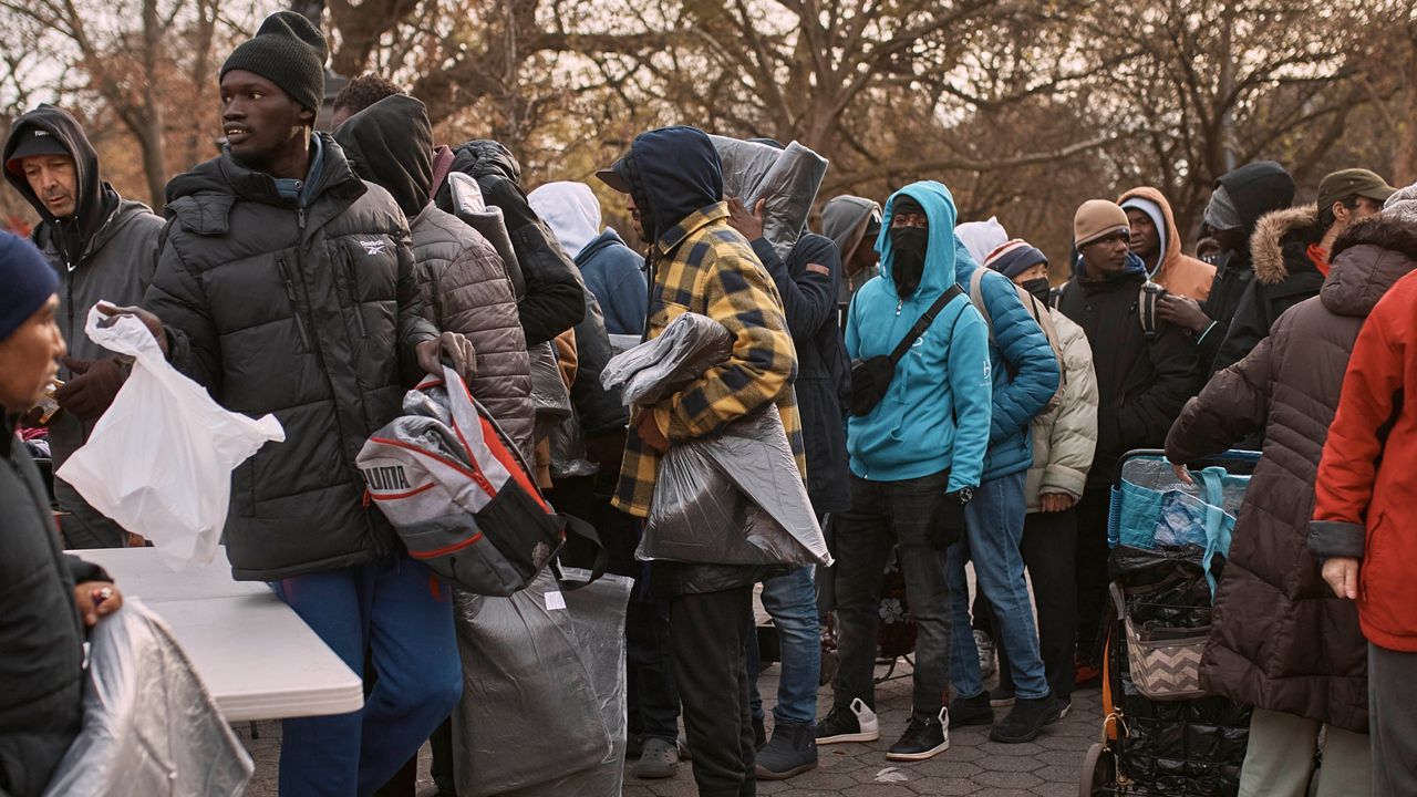 DocGo currently provides care for 3,600 migrants, half in the city and half in upstate New York, officials said. (AP Photo/Andres Kudacki, File)
