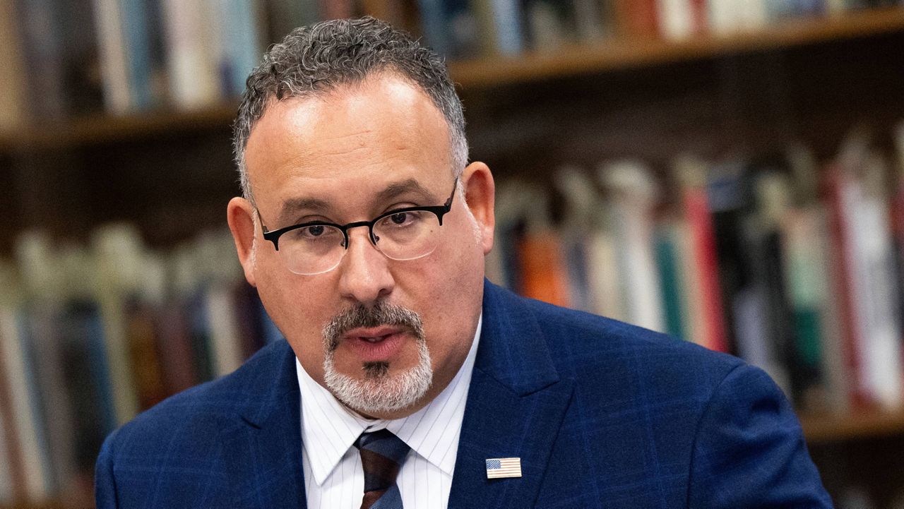 Education Secretary Miguel Cardona (AP Photo/Julia Nikhinson, File)