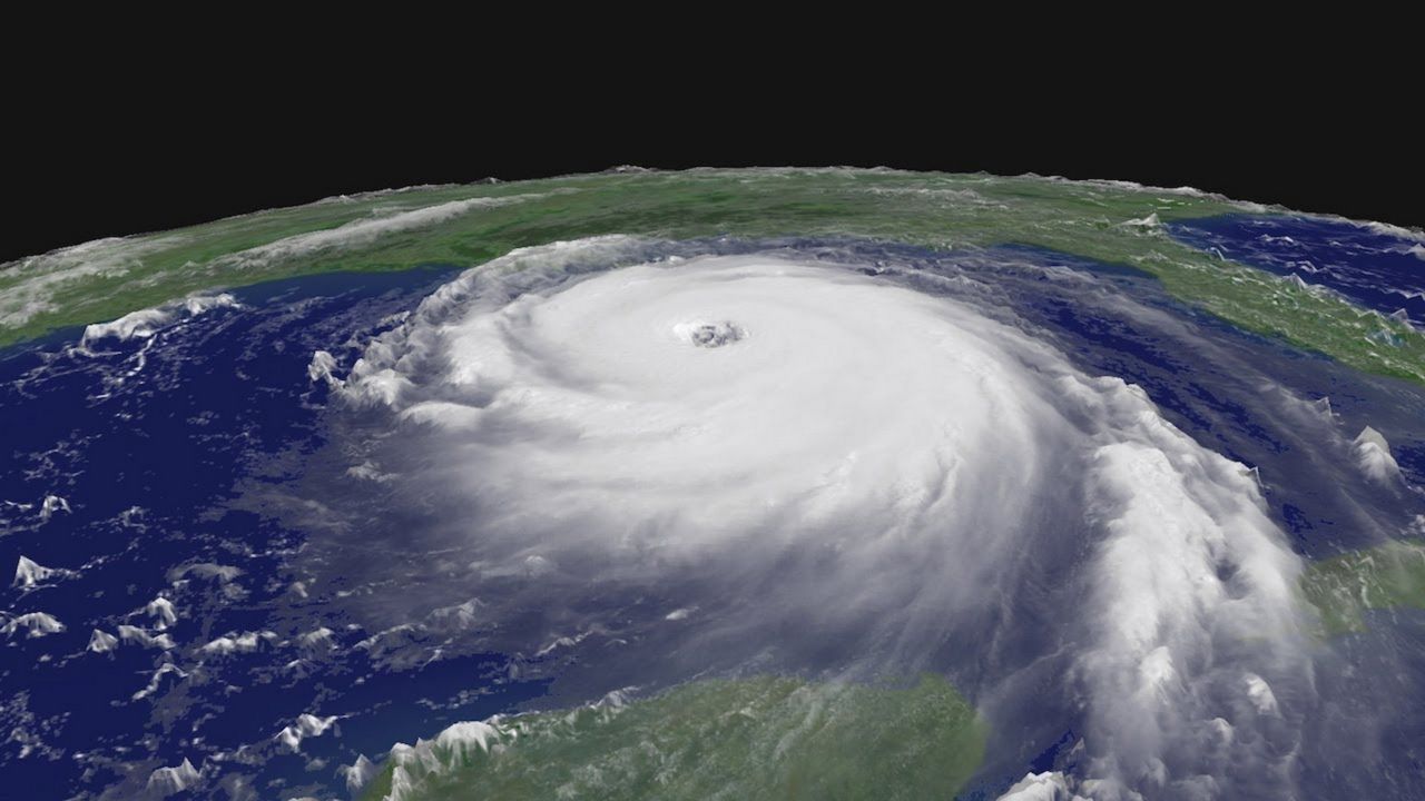 Hurricane Dorian from space