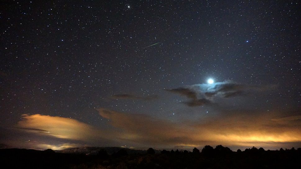 Geminid meteor shower will peak on Friday, December 14. (Photo by Mike Lewinski)
