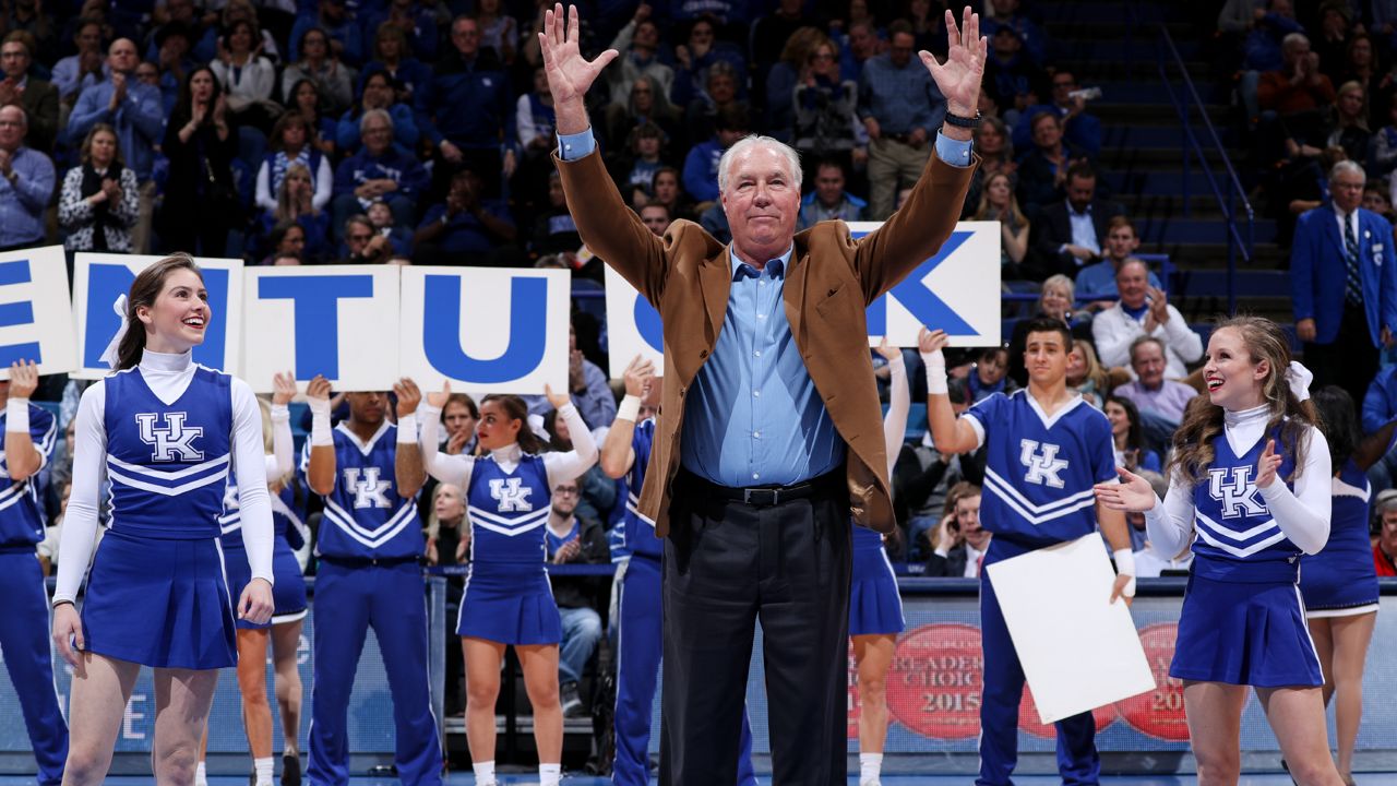 Mike Pratt, UK radio announcer at Rupp Arena on December 31, 2017 (UK Athletics)