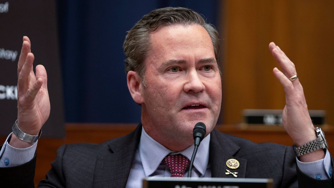 Rep. Mike Waltz, R-Fla., speaks during a hearing of the House Armed Services Committee on Capitol Hill, in Washington, on Feb. 29, 2024. (AP Photo/Mark Schiefelbein, File)