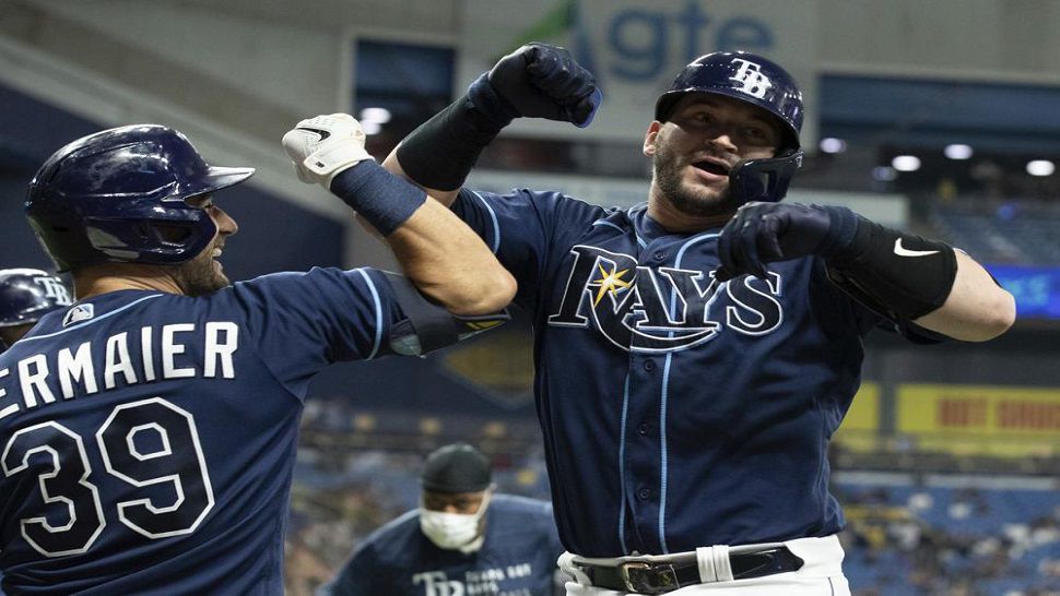 Rays infielder Yandy Diaz has the largest arms in baseball