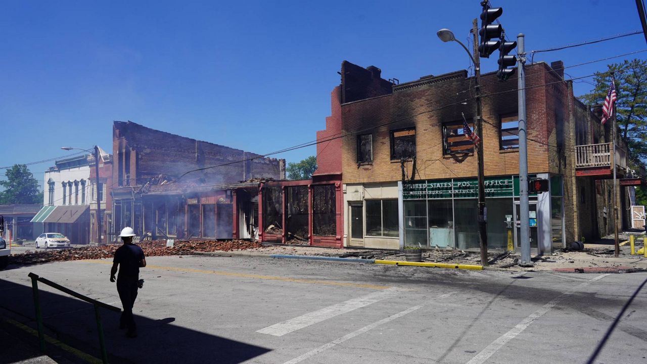 Millersburg fire destroys downtown buildings