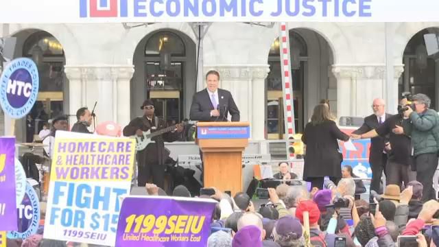 Fight for $15 Minimum Wage Increase Hits Capitol as Senate Budget ...