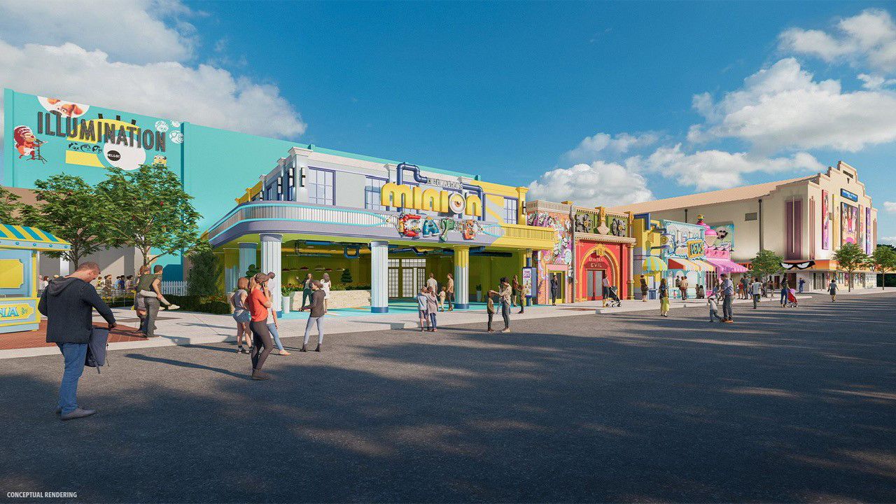 Concept art of the new Minion Land opening this summer at Universal Studios Florida. (Photo: Universal Orlando)