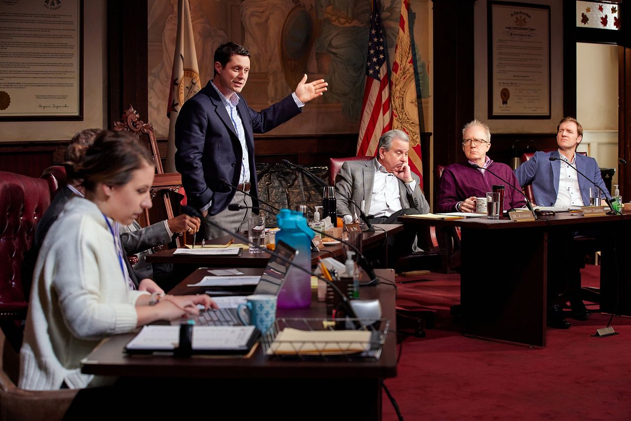 Tony-winning playwright and actor Tracy Letts returns to the stage with a new contender for best play at the Tony Awards. (Photo courtesy of The Minutes)