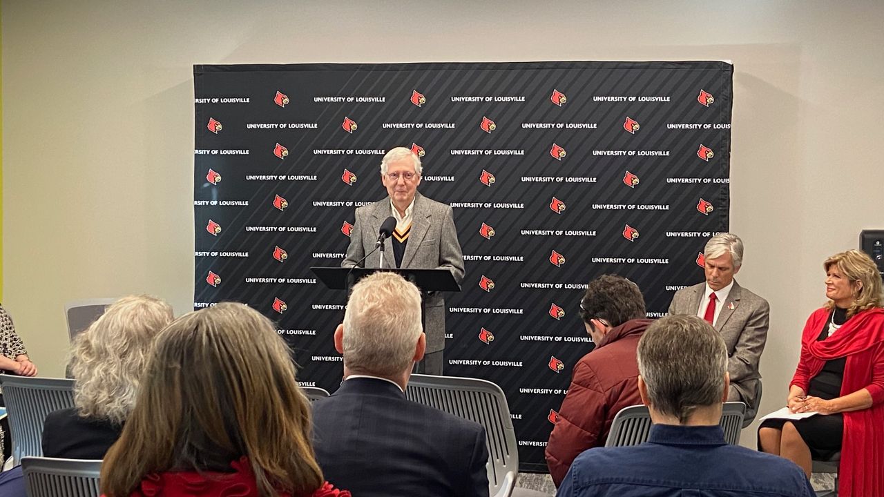 Sen. Mitch McConnell visits UofL to announce $20 million in federal funding  for cybersecurity workforce training