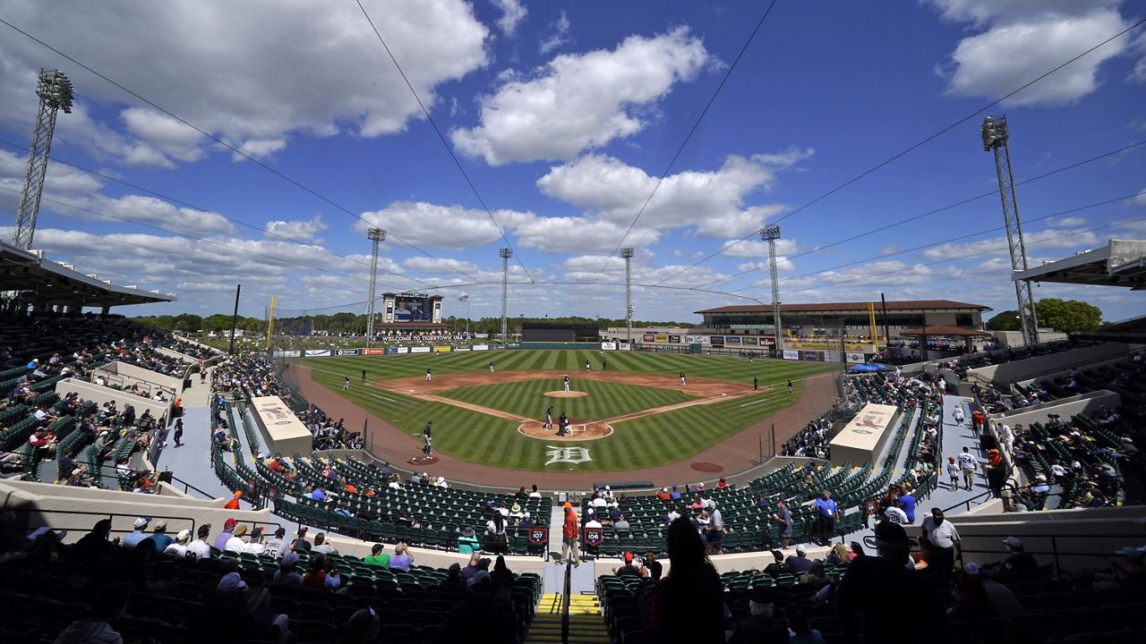 A spring training exhibition baseball game between the Detroit Tigers and the New York Yankees at Joker Marchant Stadium in Lakeland, Fla., Tuesday, March 9, 2021.