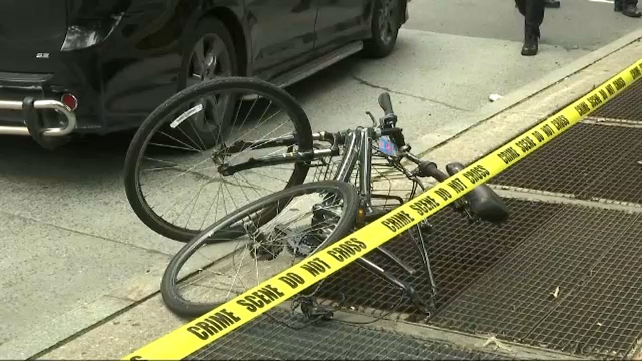 Woman on bike struck and killed