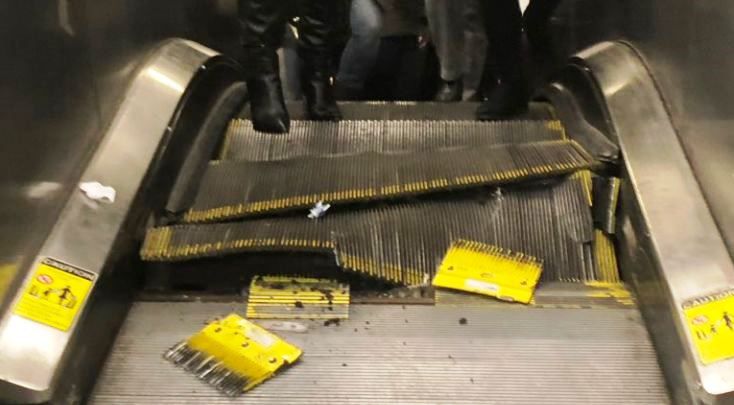 MTA Looking Into Cause of Escalator Crumble in Midtown