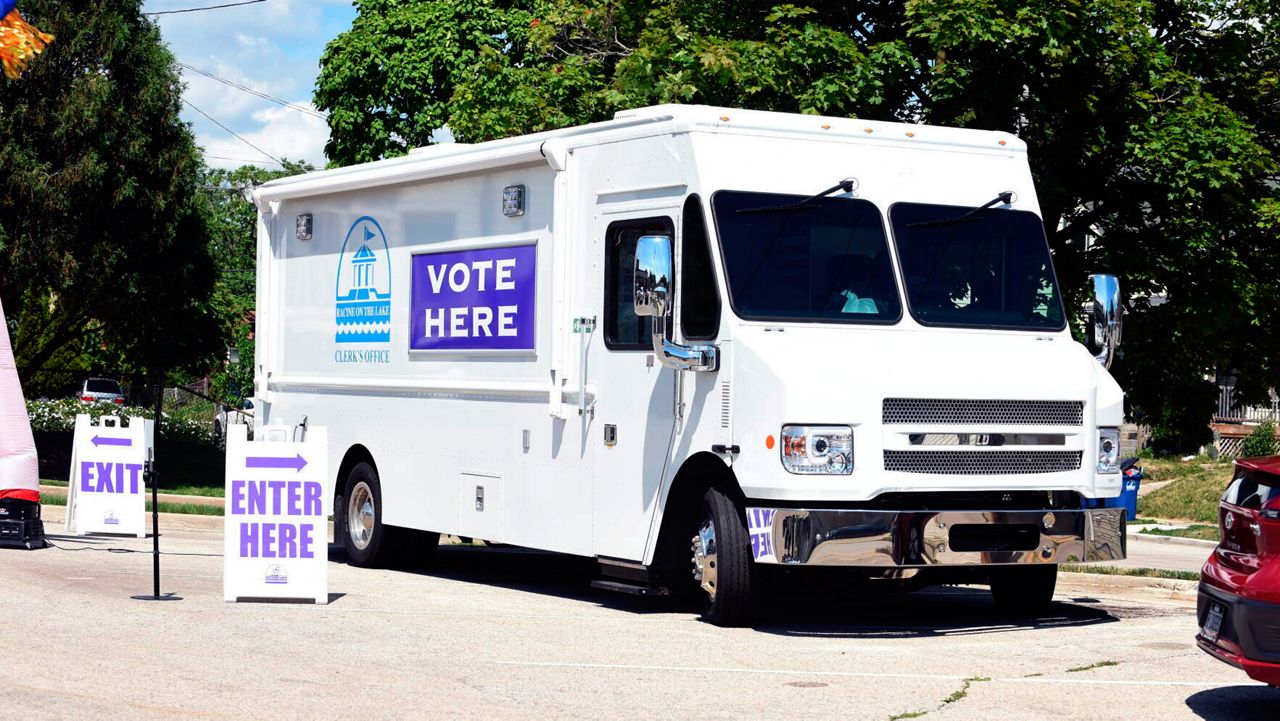 The City of Racine Clerk's Office mobile voting van