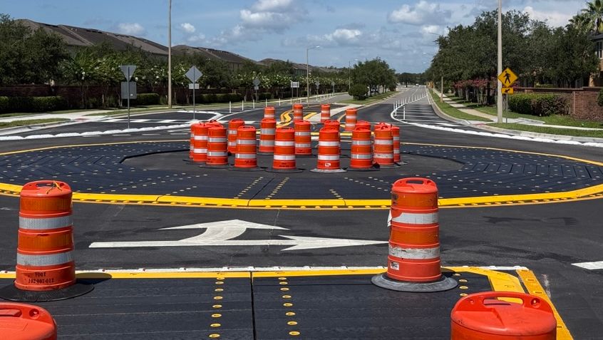 Orange County launches new modular roundabout
