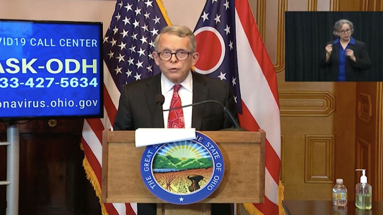 Wine with DeWine Wine Glass – Ohio is Home