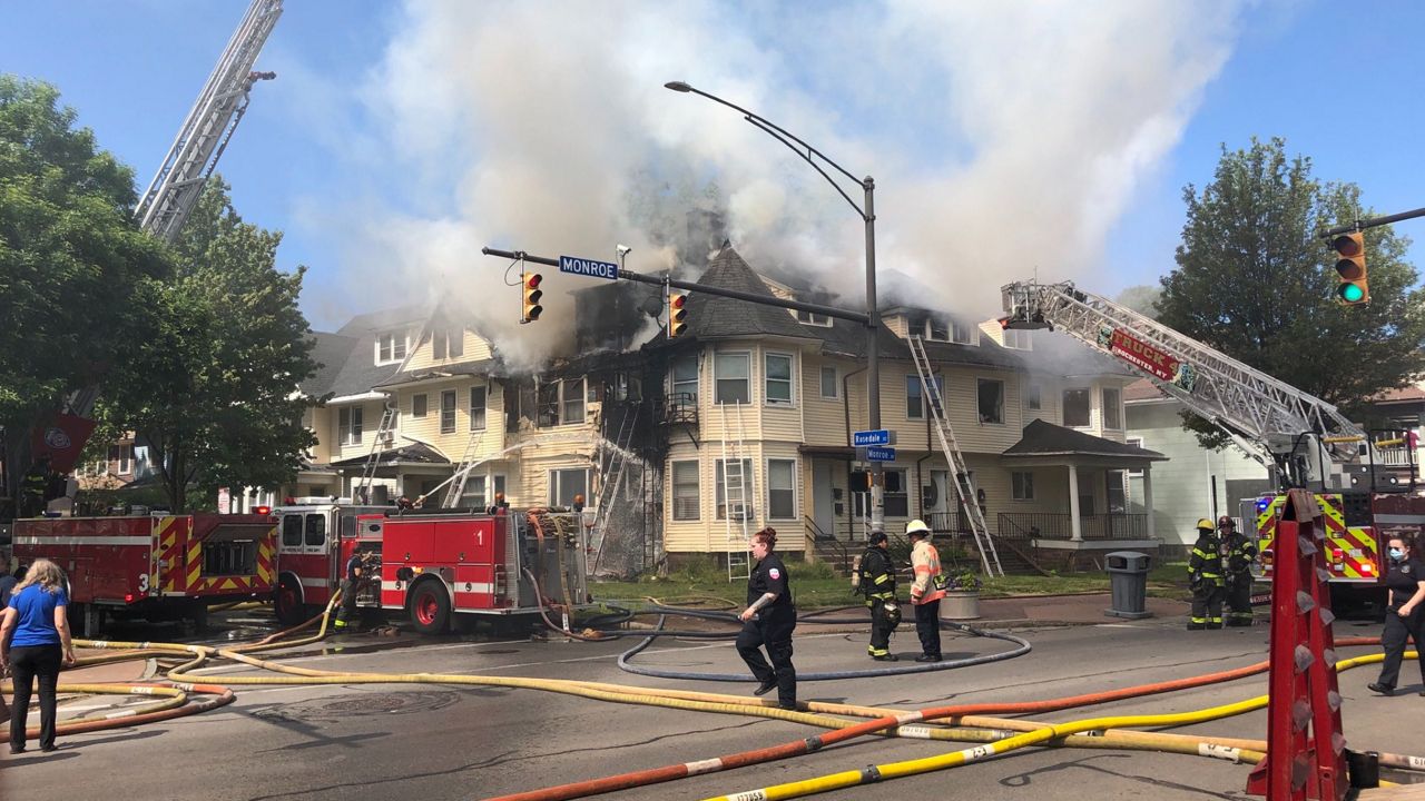 21 People Displaced Following Fire on Monroe Avenue